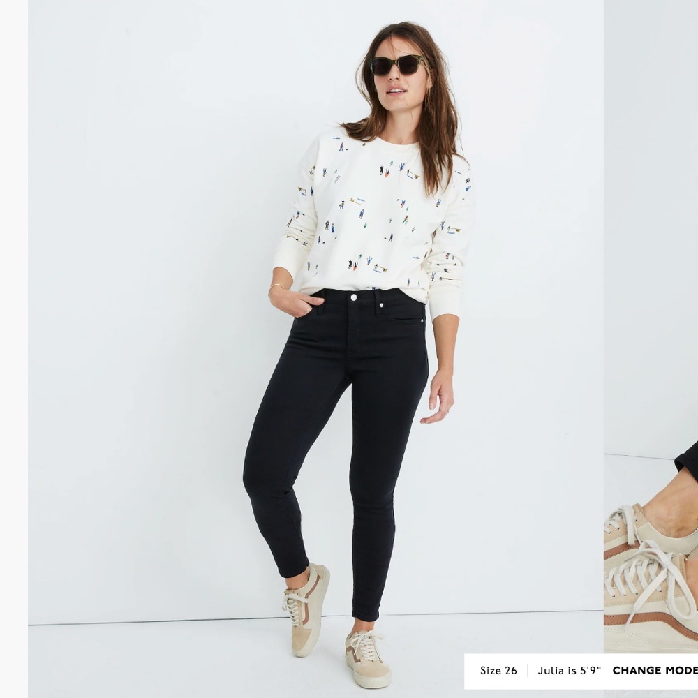 Madewell 9” Mid Rise Skinny Jean